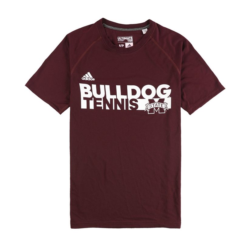 Adidas Mens Bulldog Tennis Graphic T-Shirt, Red, Nwt